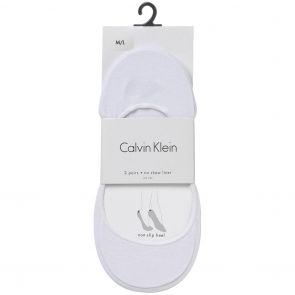 Calvin Klein Ella No Show Socks 2-Pack ECV523 White