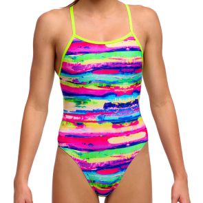 Funkita Girl's Single Strap One Piece FKS030G Paint Patch