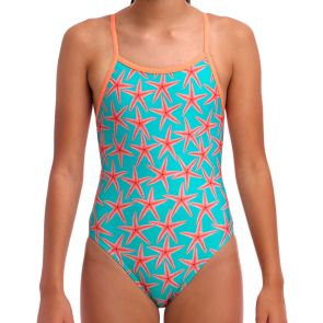 Funkita Girls Single Strap One Piece FKS030G Star Party