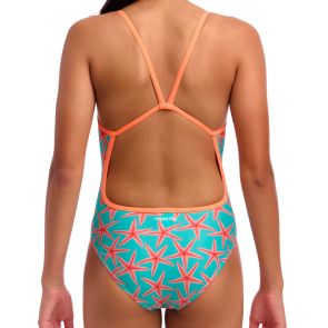 Funkita Girls Single Strap One Piece FKS030G Star Party