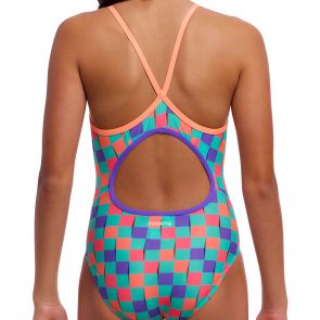 Funkita Girls Diamond Back One Piece FKS033G Flip Flop