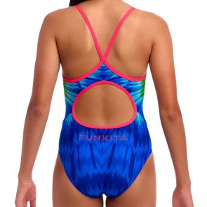 Funkita Girl's Diamond Back One Piece FKS033G Fly TIme 