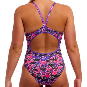 Funkita Ladies Diamond Back One Piece FKS033L Mushi Sushi