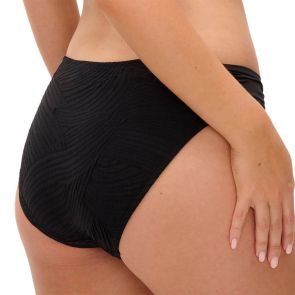 Fantasie Swim Ottawa Mid Rise Swim Brief Gathered Sides FS6358 Black
