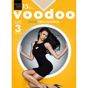 Voodoo Shine Firm Control Sheers 3-Pack H30430 Brazillian
