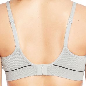 Bonds Retro Rib Wirefree Tee Bra YXF7Y Grey Marle