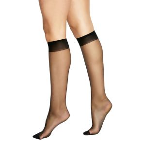 Levante Ultra Sheer Knee High 2Pack ULTSKH Nero
