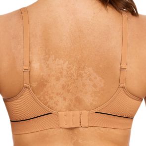 Bonds Retro Rib Wirefree Tee Bra YXF7W Blushed