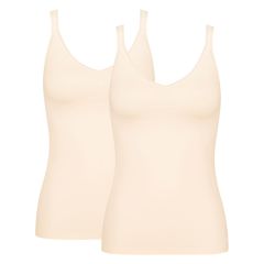 Sloggi Go Top Cotton Singlet 2-Pack 10207356 Fresh Powder