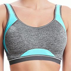 Freya Active Epic Underwire Crop Top Sports Bra Moulded Inner AA4004 Carbon