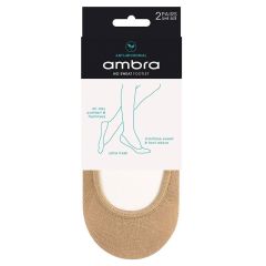 Ambra No Sweat Footlet 2-Pack Natural