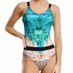 Aqua Blu Elysian DD/E Cup Swim One Piece A9059EL Multi