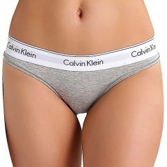 Calvin Klein Modern Cotton Thong BF3786 Grey Heather