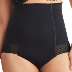 Nancy Ganz Revive Lace High Waisted Brief BW6257 Black