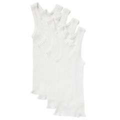 Bonds Baby Vest 4-Pack BYLV White