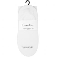 Calvin Klein Libby Diamond Openwork Liner Socks 2-Pack ECE540 White