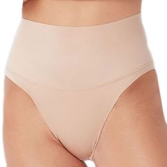 Ambra Micro Grip Hi Waist Brief Rose Beige