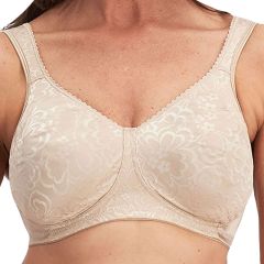Playtex Ultimate Lift and Support Wirefree Bra P4745 Mother of Pearl Womens  Lingerie