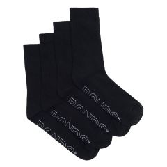 Bonds Kids Logo Light Crew 4-Pack RXVJ4N Black