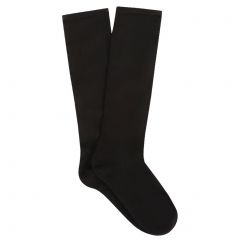 Ambra Bamboo Knee -Hi Sock 2-Pack Black
