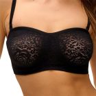 Wacoal Halo Lace Strapless Bra WA854205 Black