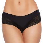 Bendon Lace Trim Brazilian Brief 38-7700 Black Womens Underwear