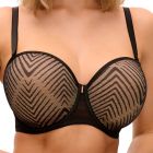 Freya Tailored Underwire Moulded Strapless Bra AA401109 Black
