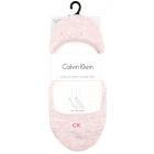 Calvin Klein Hailey Logo No Show Socks 2 Pack ECA632 Pink/Grey Womens Socks