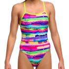 Funkita Girl's Single Strap One Piece FKS030G Paint Patch