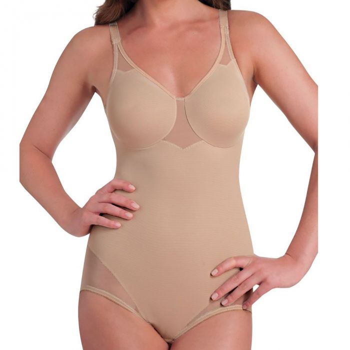 Miraclesuit Shapewear X-Firm Sheer Bodysuit Nude 2783 | Zodee