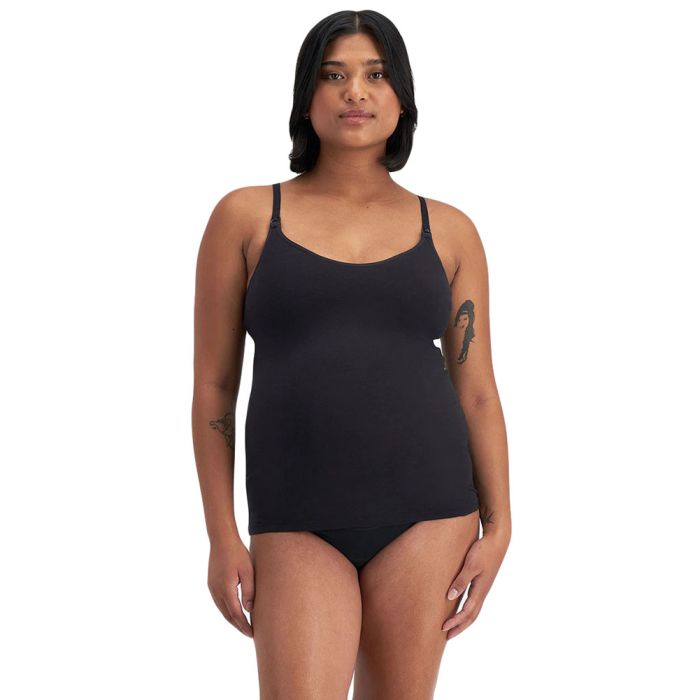 Bonds Damn Dry Milk Leaks Scoop Cami YWPV Black Womens Bra | Zodee