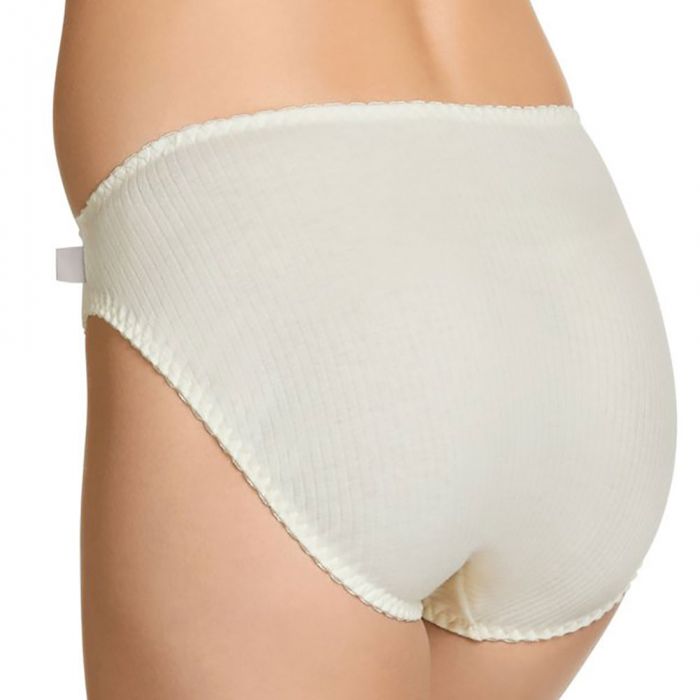 Hestia Heroes Hi Cut 2 Pack W10032 Cream Womens Underwear | Zodee