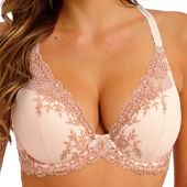 Wacoal Embrace Lace Plunge Underwire Bra WA853291 Angel Wing/Rose Dust
