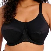 Elomi Energise Underwire Sports Bra With J Hook EL8041 Black