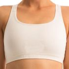 Triaction Seamfree Crop Top 10070560 White Womens Bra