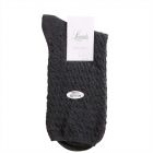 Levante 100% Textured Cotton Sock 100TECO Slate Womens Socks