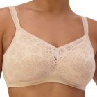 Triumph Lacy Wirefree Minimiser 10215178 New Beige Womens Bra