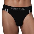 Doreanse Athletic Contrast Slip Brief 1221 Black Mens Underwear