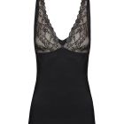 Nearly Nude Thinvisible Firming Camisole With Lace Black NNTVFCWL