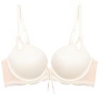 me by Bendon Keyhole Boost Bra 212-1173 Pristine/Silver Peoony Womens Bra