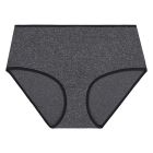 The One Midi Brief 31-7640 Black Silver Marle Womens Underwear