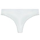 Bendon Cotton Logo Thong 37-7712 White
