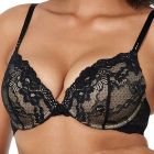 Pleasure State My Fit My Fit Lace Plunge Bra Black 80-4053F