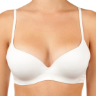 Lovable Sexy and Seamless Moulded Contour Bra LLSG146B White
