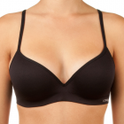 Lovable Sexy and Seamless Moulded Contour Bra Black LLSG146B