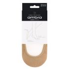 Ambra Bamboo Ecostyle Footlets 2-Pack Natural
