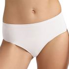 Ambra Microfibre Seamless Singles Midi AMSSMID White Womens Underwear