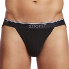 2xist Cotton Stretch Sport Brief 3-Pack 021312 Black Mens Underwear