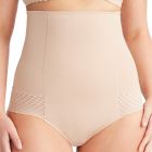 Nancy Ganz Revive Lace High Waisted Brief BW6257 Warm Taupe