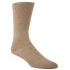 Calvin Klein Combed Cotton Flat Knit Crew Socks ECB212 Taupe Heather